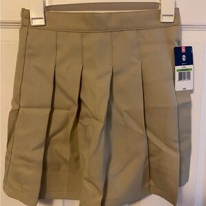 Izod Kids Pleated Skirt - Tan